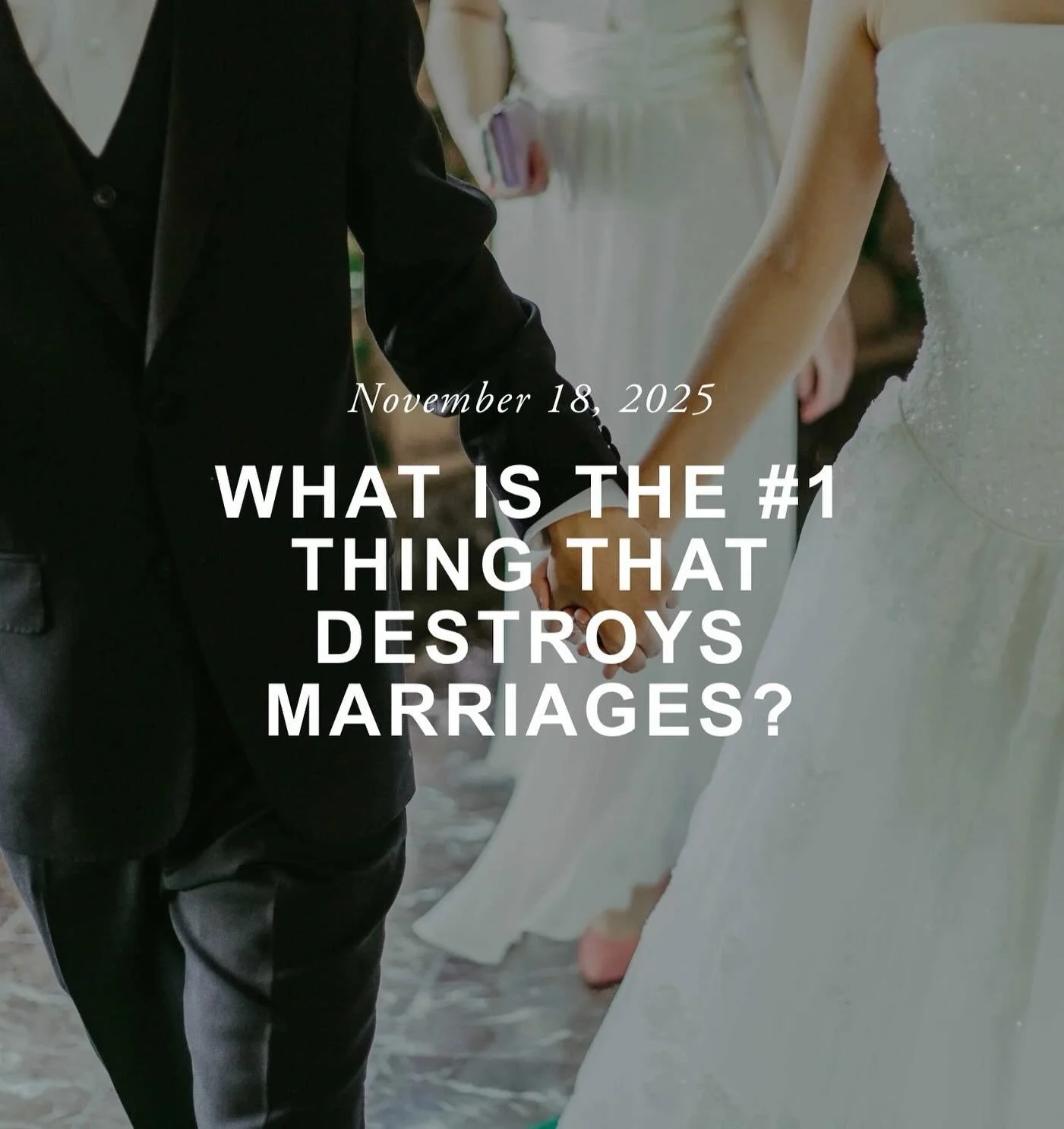 If you&rsquo;re interested in learning about what makes marriage work from Gottman, this blog is for you!

&ldquo;The #1 thing that destroys marriages is not always dramatic as it is often something that quietly erodes the bond over time: a breakdown