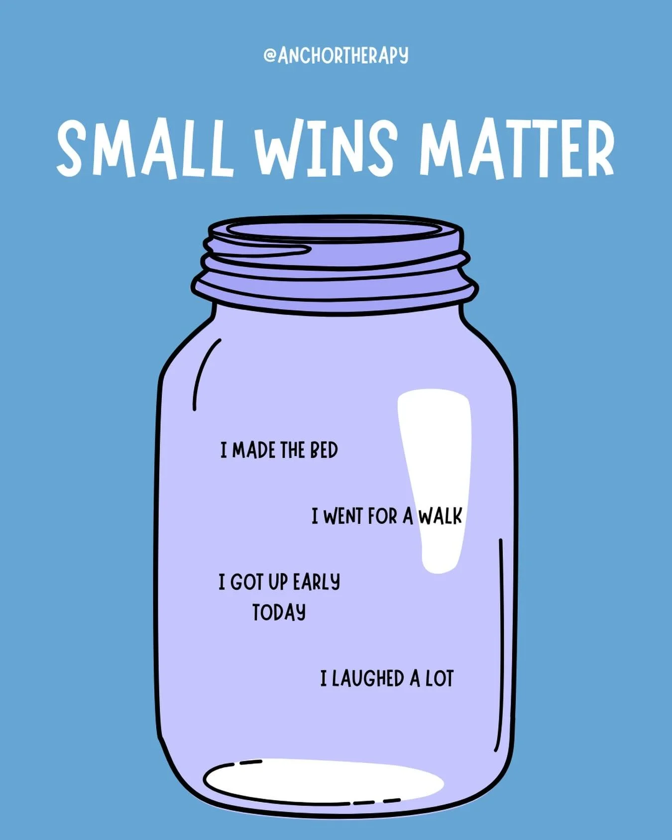 The small wins add up. What&rsquo;s one little victory you had today? ✨