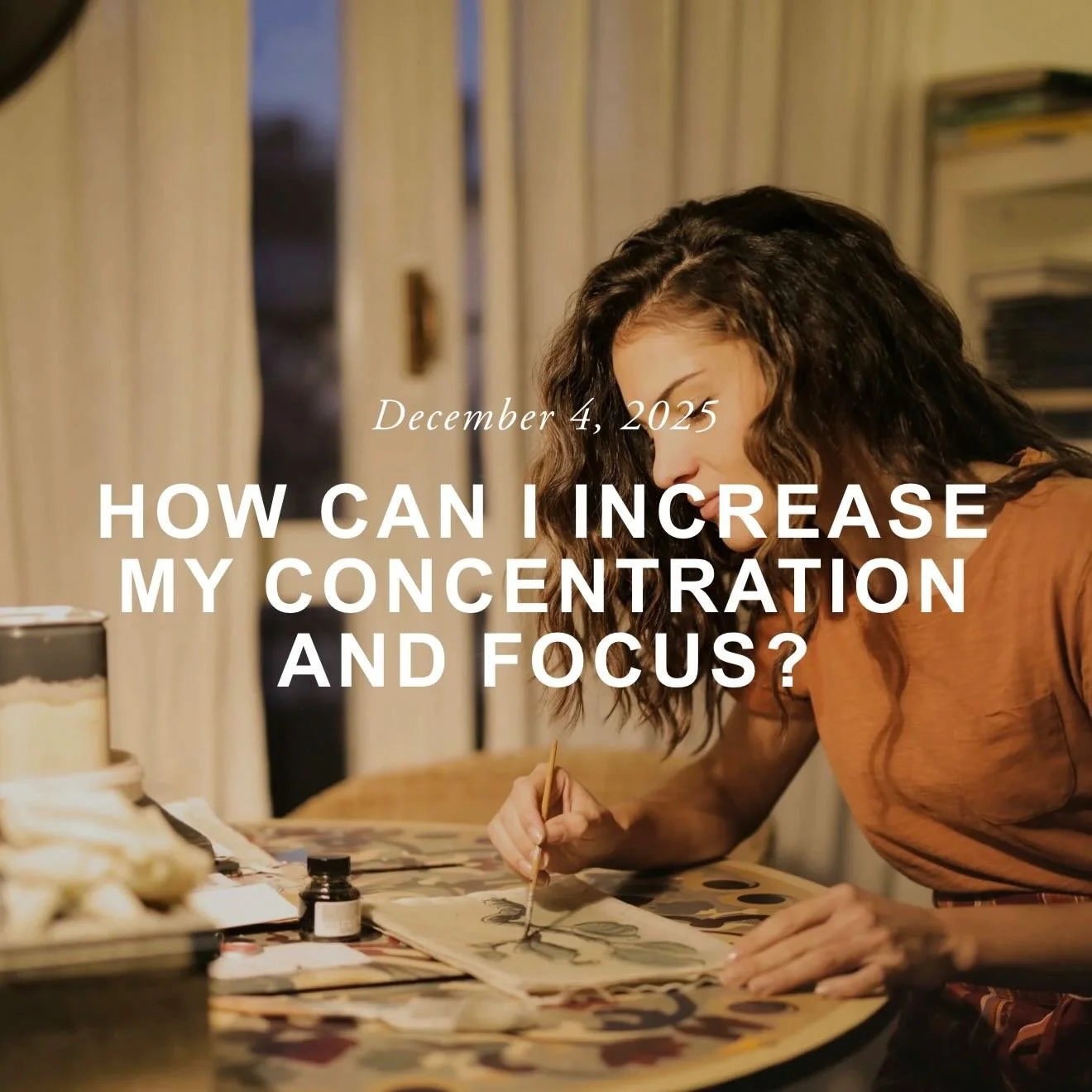 If you&rsquo;re looking to boost focus, this blog is for you!

&ldquo;In today&rsquo;s fast-paced world, maintaining concentration and focus can feel like an uphill battle. Between constant notifications, multitasking, and mental fatigue, it is easy 
