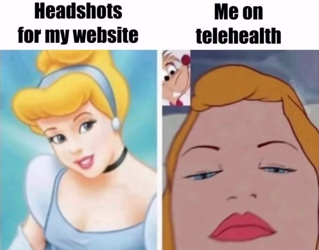 Same therapist, different lighting 😅