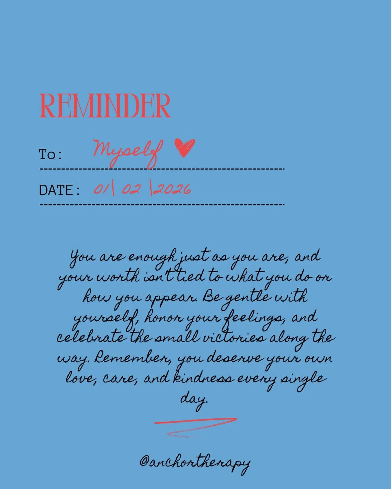 January is Self-Love Month 💛✨ A reminder that you are enough just as you are. Your worth isn&rsquo;t measured by what you do or how you appear so celebrate yourself, honor your feelings, and show yourself the love you deserve every single day!