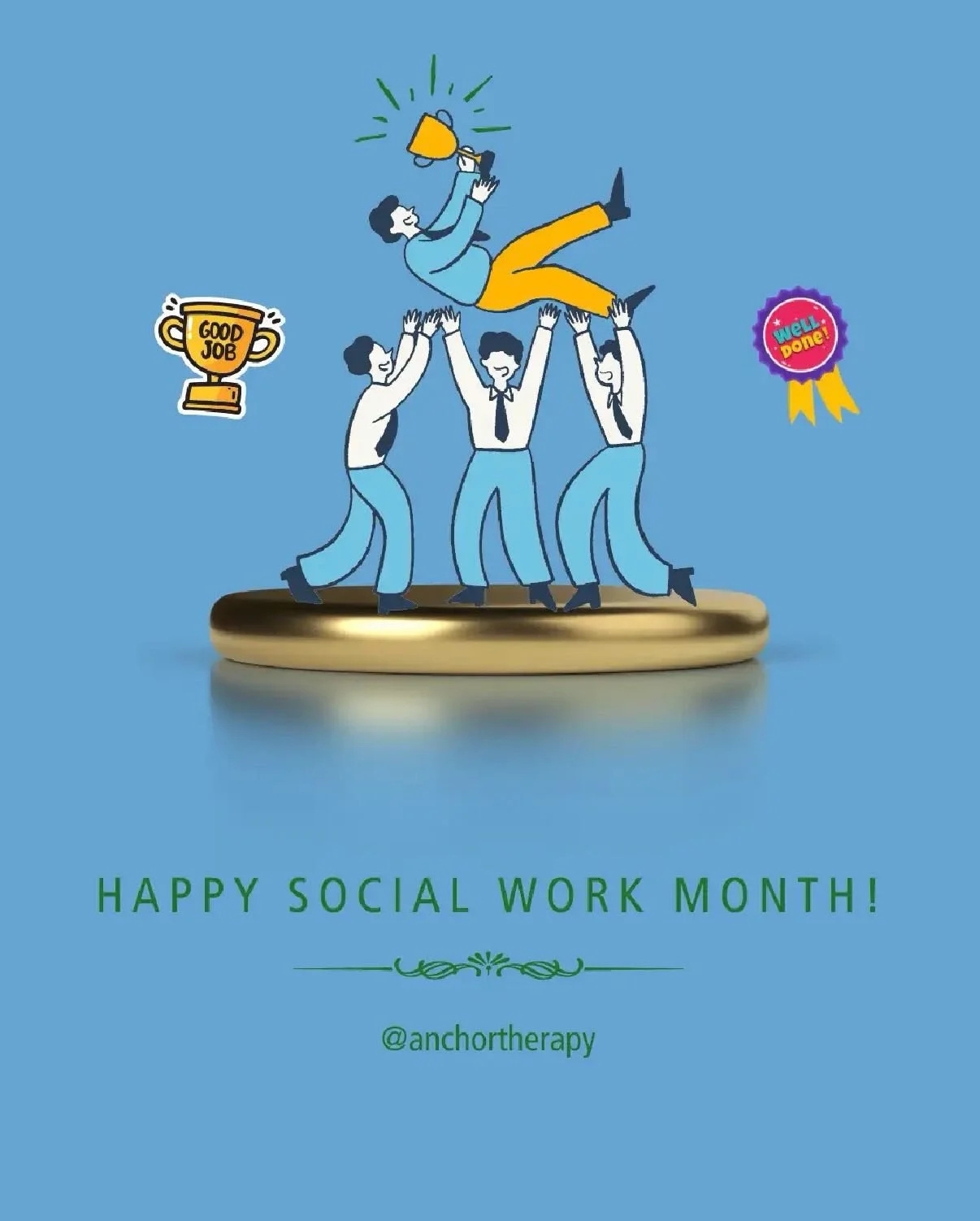 Happy Social Work Month from Anchor Therapy 💙

This month, we&rsquo;re celebrating the compassion, dedication, and heart our incredible social workers bring to their clients and community every single day.

Swipe to meet the amazing team members who