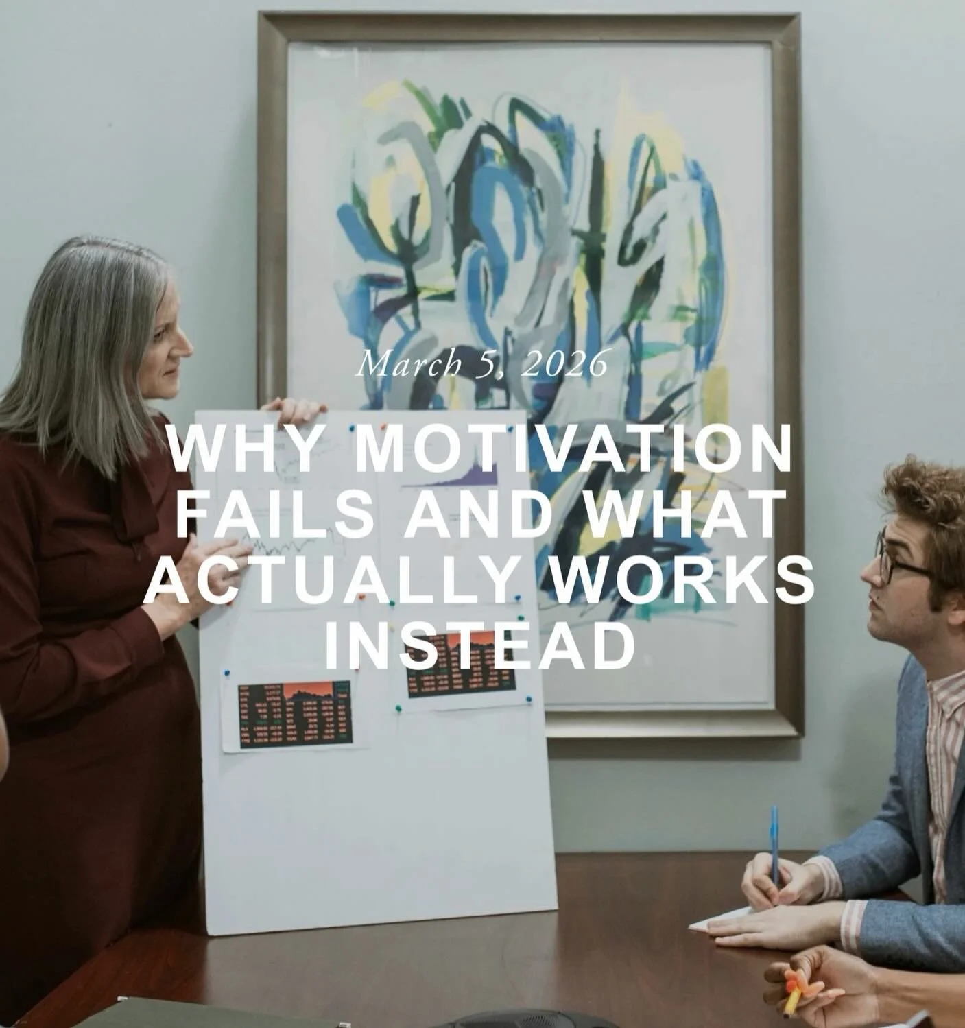 If you struggle with motivation, this blog is for you!

&ldquo;Motivation often feels like the key to achieving goals, yet it frequently falls short when it is needed most. People start projects with enthusiasm only to find their drive fading after a