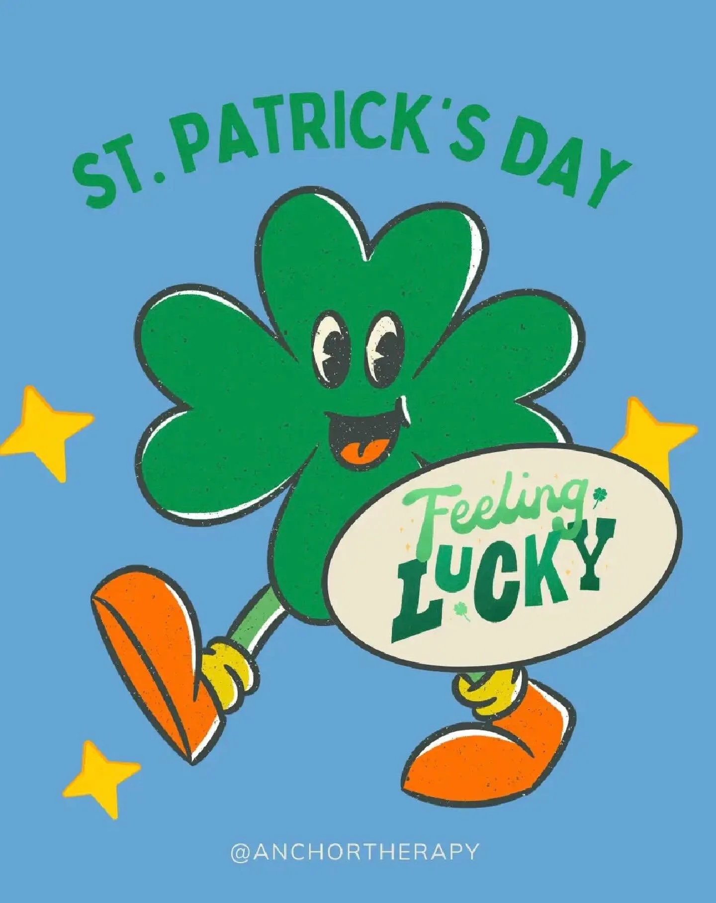 Happy St. Patrick&rsquo;s Day from Anchor Therapy ☘️ May your day be filled with a little luck, a lot of laughter, and moments to take care of your mental health!