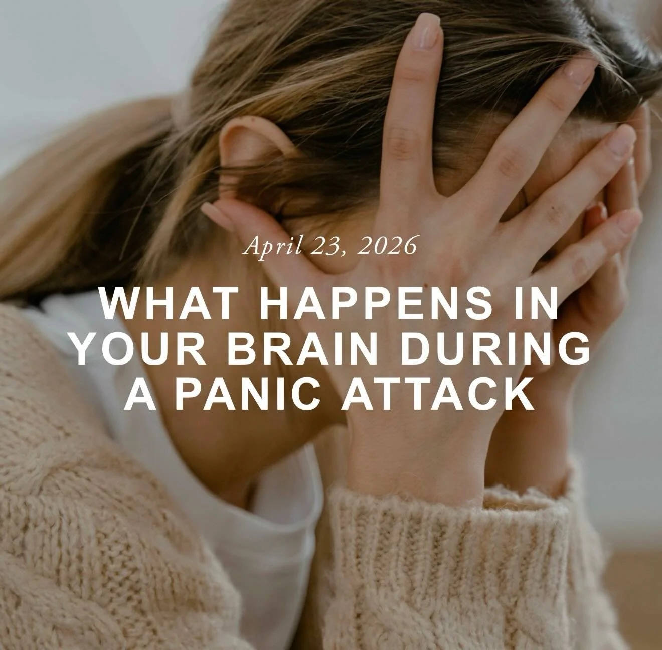 If you struggle with panic attacks, this is the blog for you!

&ldquo;A panic attack can feel like a sudden, overwhelming storm- your heart races, your chest tightens, and a wave of fear seems to come out of nowhere. But beneath these intense physica