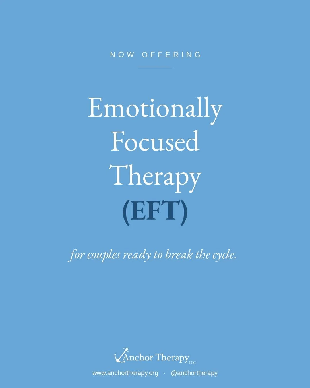 If you and your partner keep ending up in the same fight, or the connection between you has gone quiet, you're not alone.

Emotionally Focused Therapy (EFT) is built for exactly that. Developed by Dr. Sue Johnson, it's an attachment-based, evidence-b