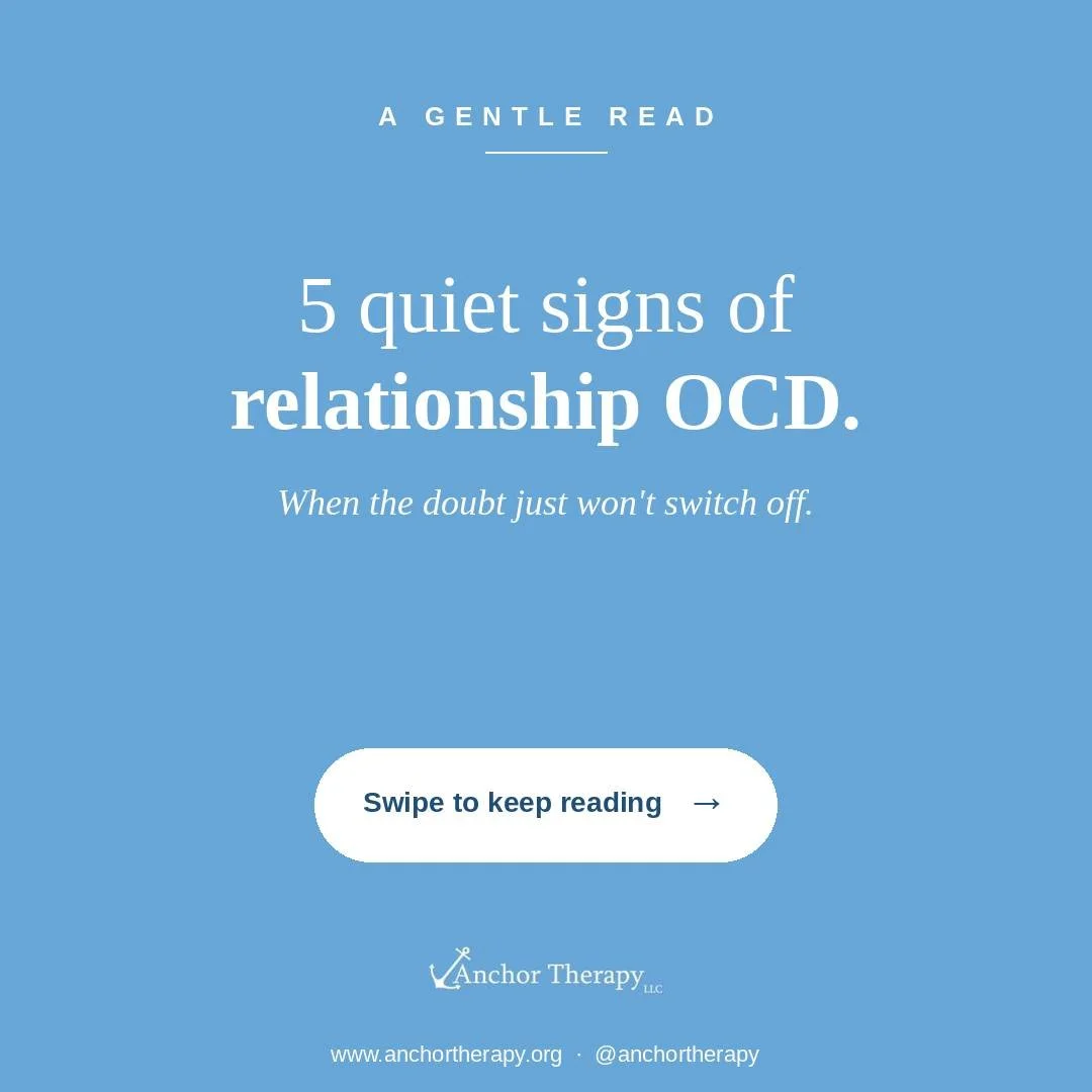 Most people have moments of doubt in a relationship. But for some, the doubt doesn't pass. It loops, demands answers, and quietly takes over. That pattern has a name: relationship OCD, or ROCD.

ROCD is a recognized form of OCD where intrusive doubts