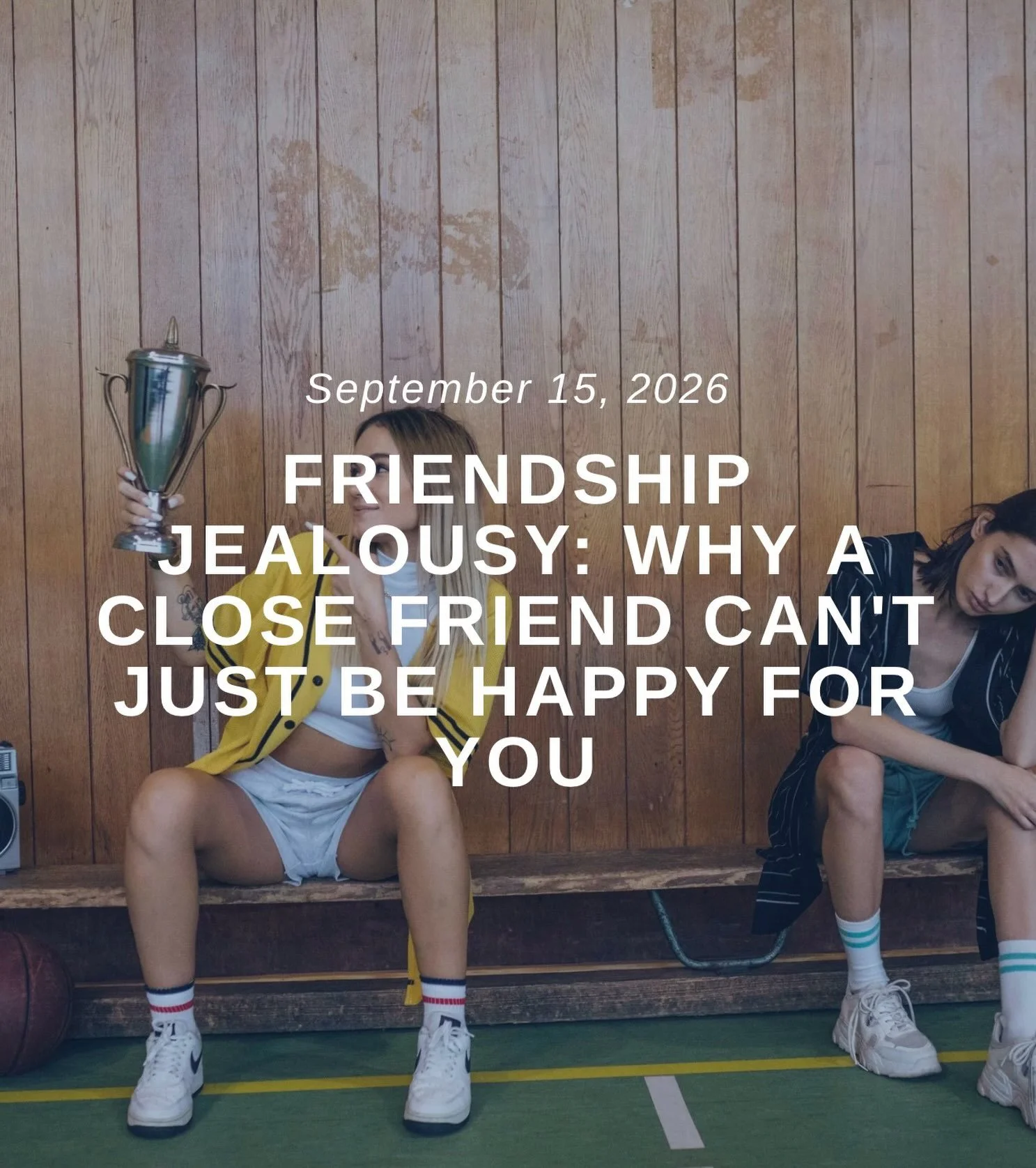 If you&rsquo;re dealing with jealousy in your friendship, this blog is a must-read!

&ldquo;You tell your friend about the promotion, and there&rsquo;s a half-second pause before &ldquo;oh, that&rsquo;s great&rdquo; comes out. Then somehow, within tw