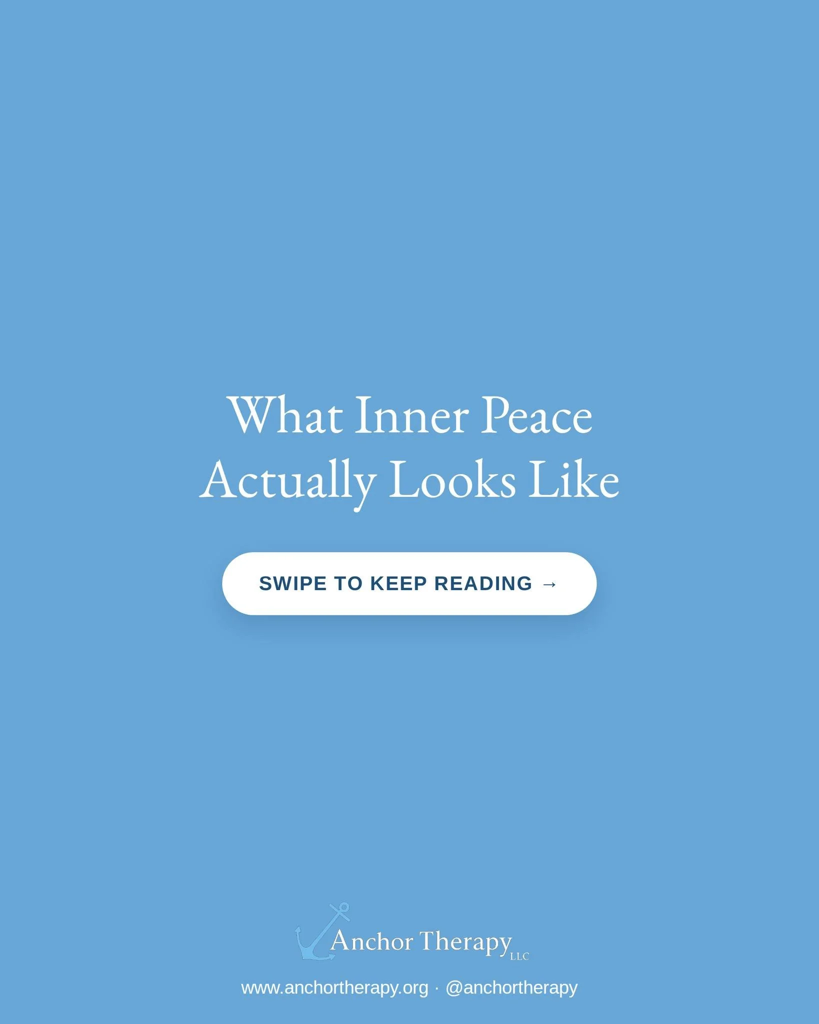 In honor of International Day of Peace, a reminder that inner peace isn't about having a problem-free life. It's boundaries, it's being okay with silence, it's letting go of what you can't control. Peace isn't something you find once. It's something 