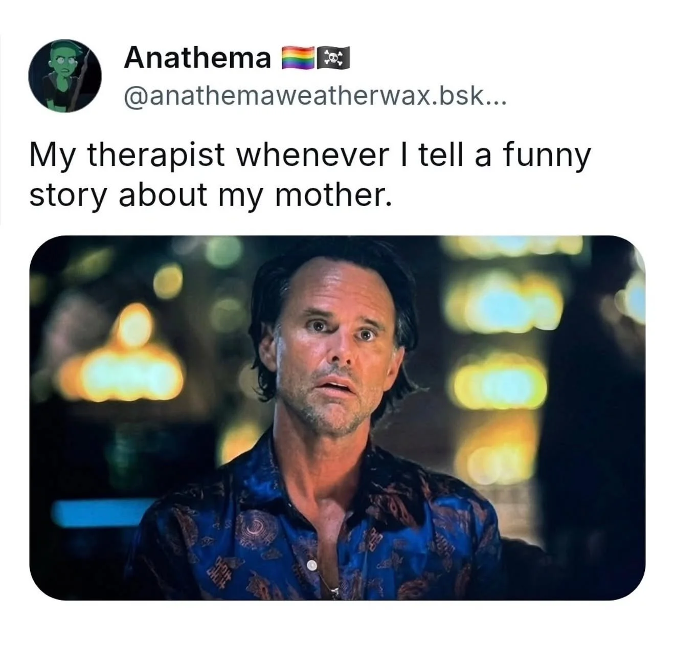Three days of staring at the wall, replaying one sentence, and feeling things you didn't know you were carrying. A good session can wreck you for a little while before it helps you.
.
.
.
#AnchorTherapy #HobokenTherapist #TherapyHumor #MentalHealthMa