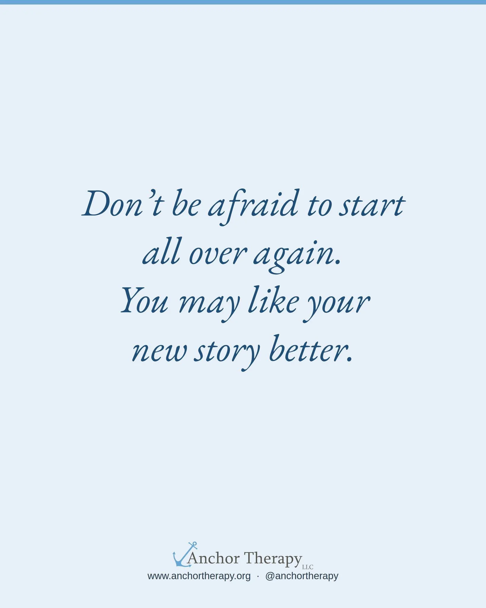 Starting over can feel like losing everything you built. A move, a breakup, a career change, or a new season of life can make the old story feel safer than the one you haven&rsquo;t written yet.

You&rsquo;re allowed to close a chapter and begin anot