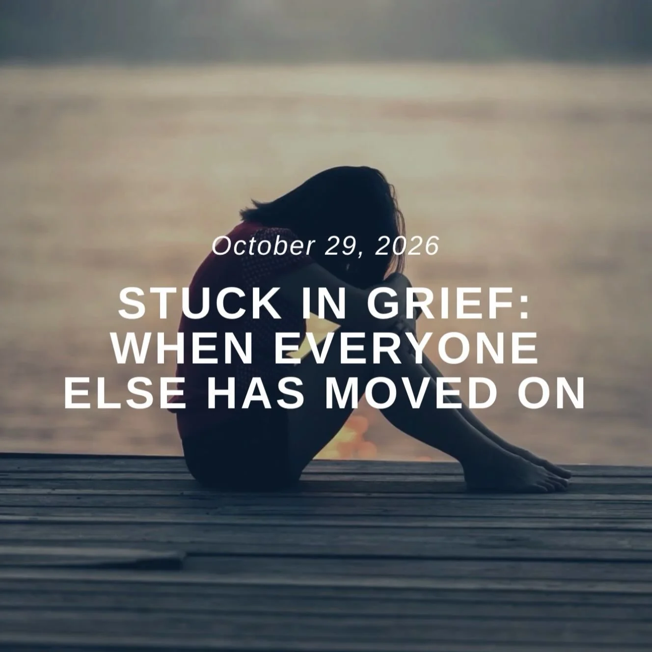 If you feel stuck in grief while everyone else has moved on, this blog is for you.

&ldquo;It&rsquo;s been fourteen months since your mom died. At work, someone says it&rsquo;s great to have you &ldquo;back to normal,&rdquo; and you smile because the