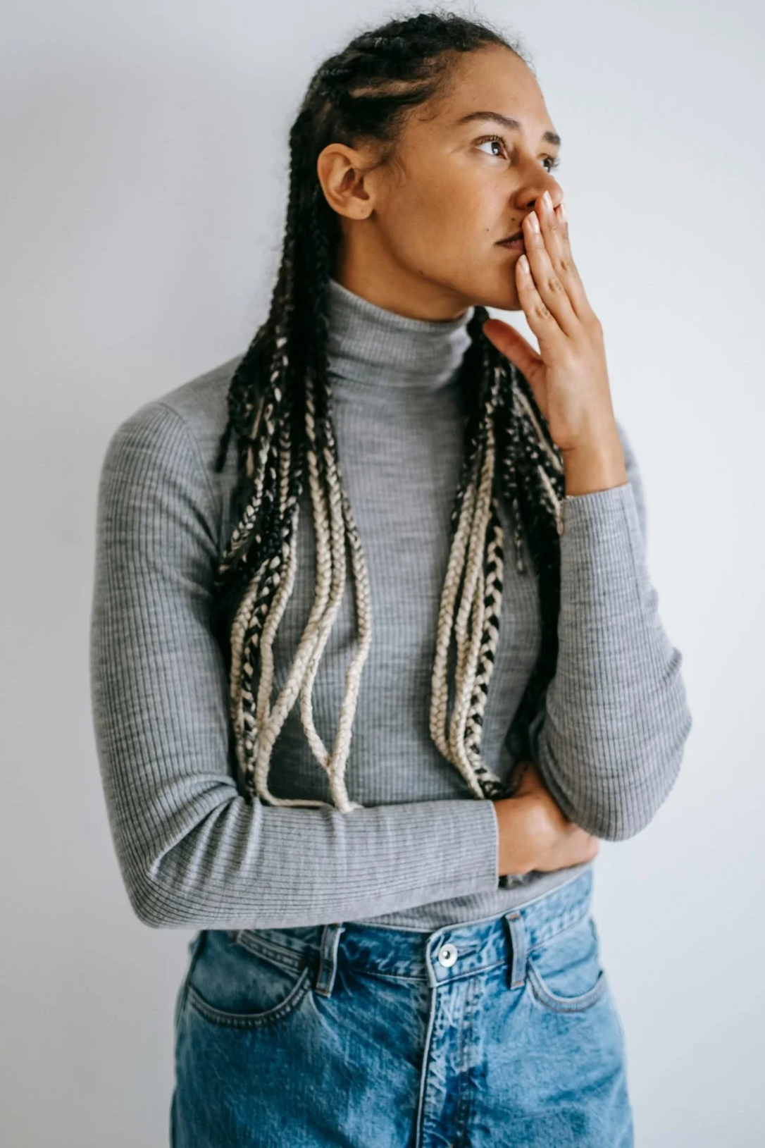Woman experiencing Pure O OCD intrusive thoughts and mental obsessions, Hoboken NJ therapist.