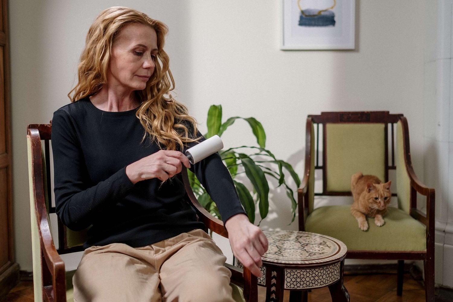 Woman managing OCD symptoms at home, near our Hoboken, NJ office