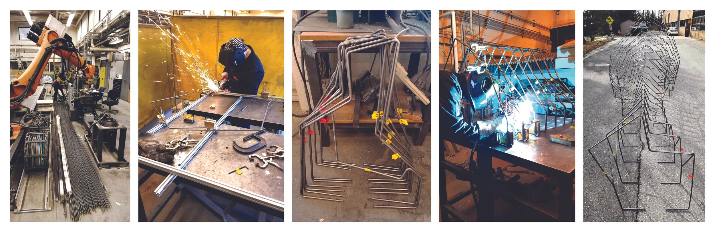 metal rod work in progress images