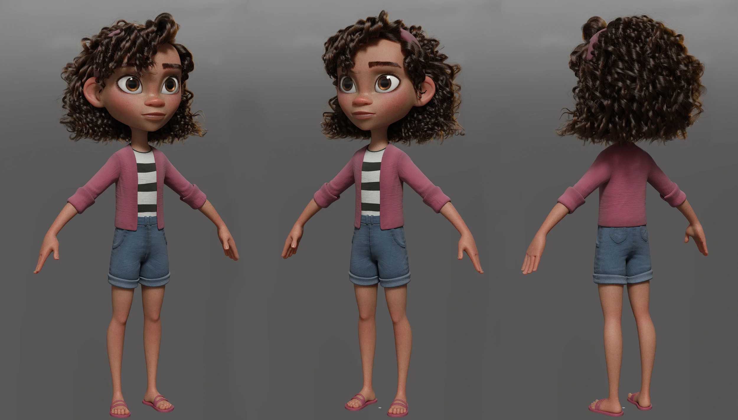 Character Modeling, look and grooming