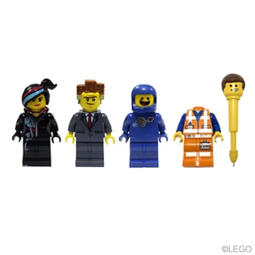 Lego Movie Minifigure Retractable Pen Line