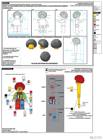  Lego Retractable Pen Technical Drawing 