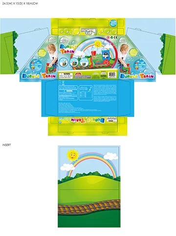  It's Bubbles Bubble Train Platform Box 