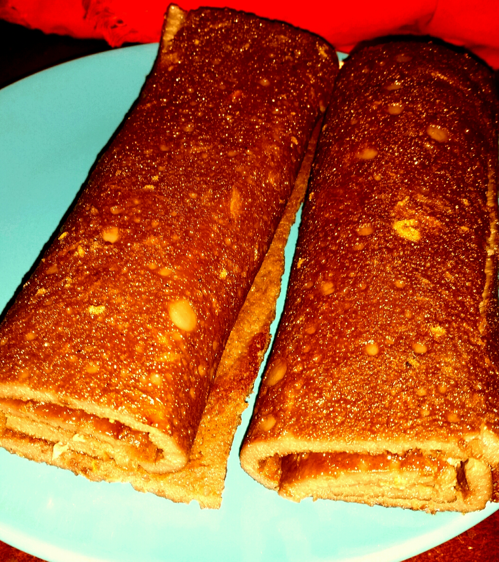 Torta de Laranja / Orange Pinwheel, custard version (Paleo)