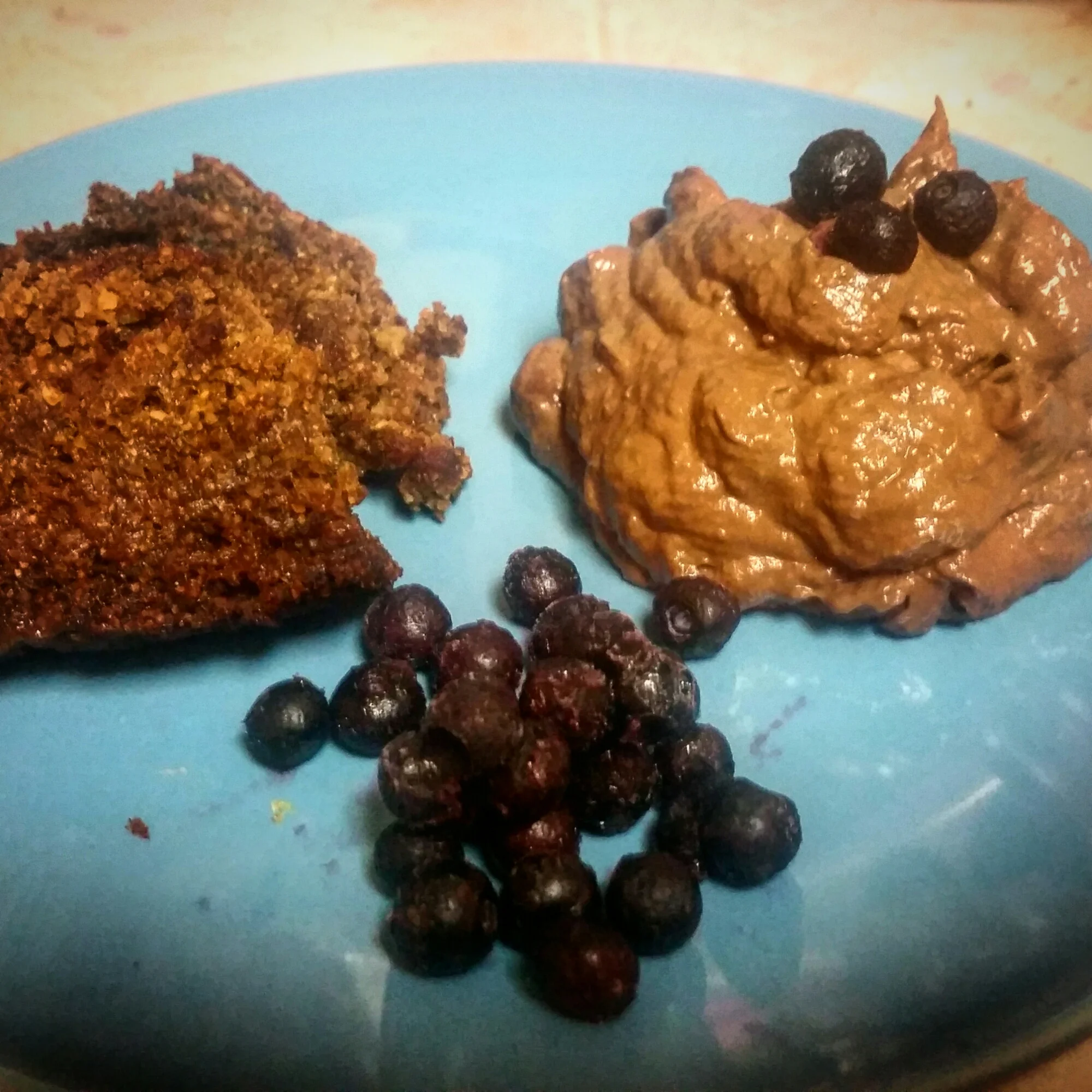 Gingerbread Loaf, Chocolate Avocado Pudding & Blueberries.jpg
