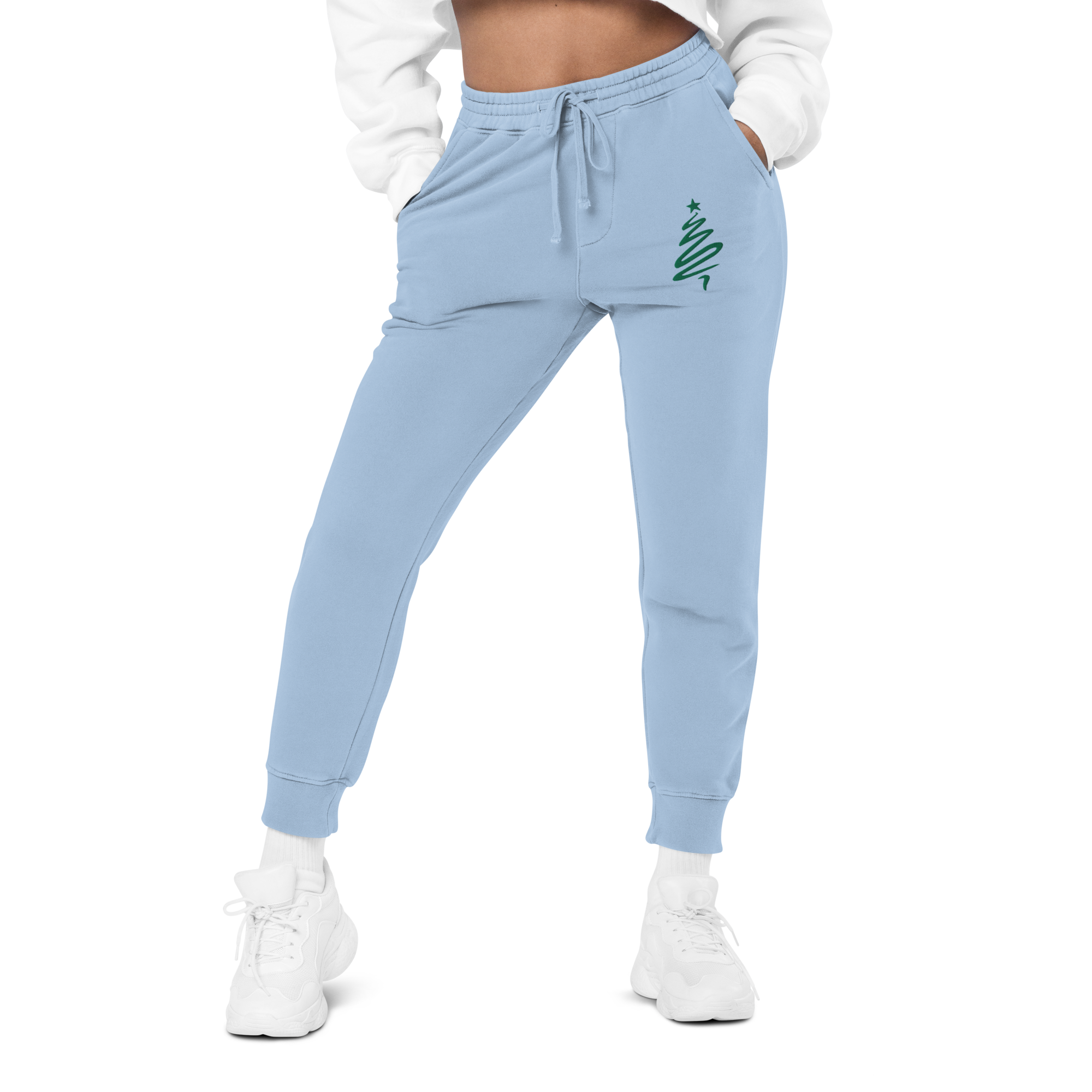 Christmas Tree unisex pigment-dyed sweatpants