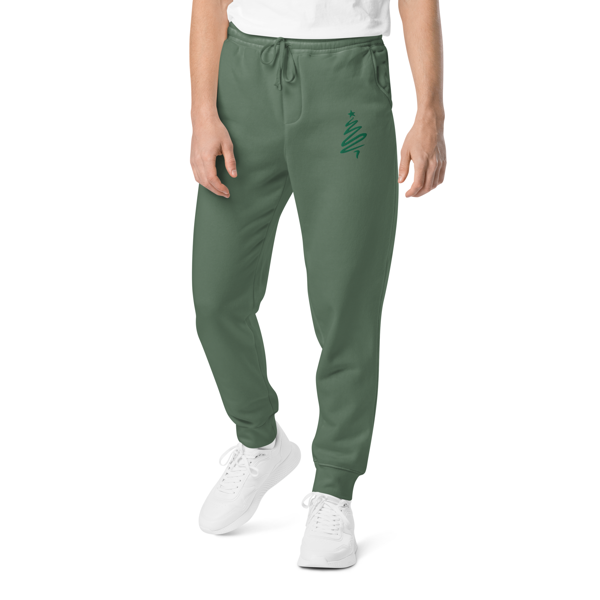 Christmas Tree unisex pigment-dyed sweatpants