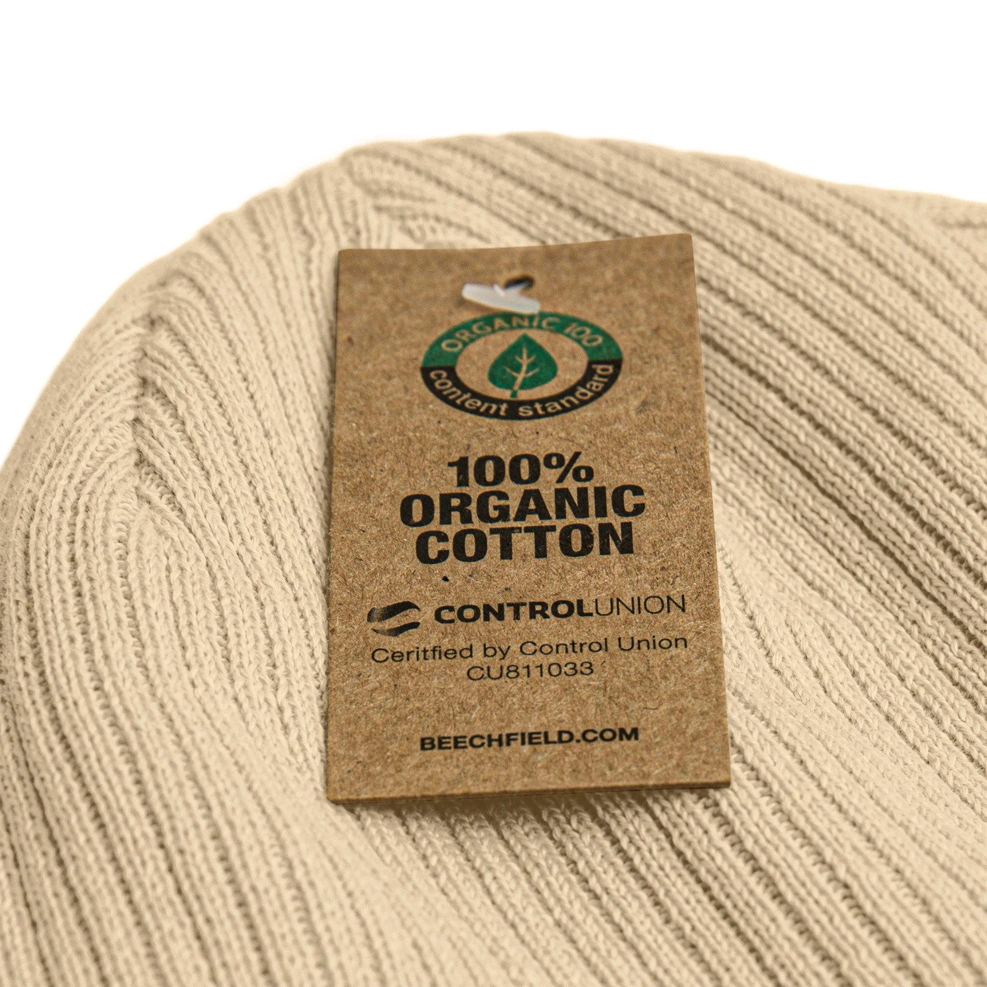 Christmas Tree organic ribbed beanie