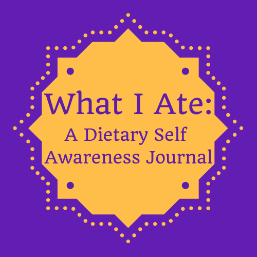 food journal template, food journal eBook