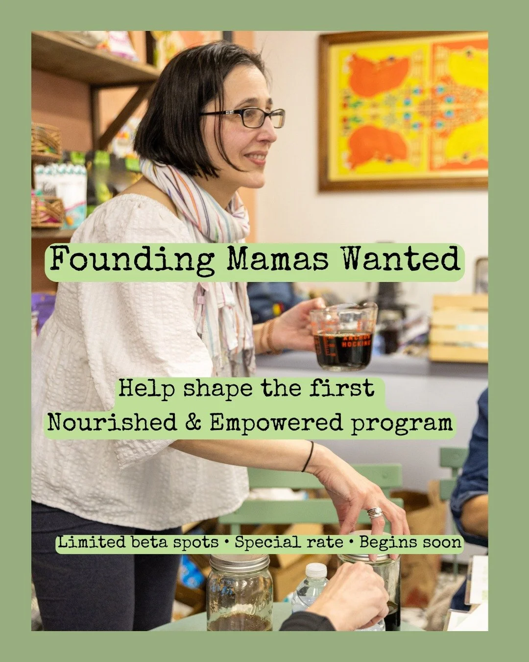 🌸 Calling all mindful Mamas! 🌸
Join a small group of Founding Mamas to beta test the first run of Nourished &amp; Empowered at a special rate. 💕 
This isn&rsquo;t your average &ldquo;clean living&rdquo; course.
It&rsquo;s part book &amp; film club