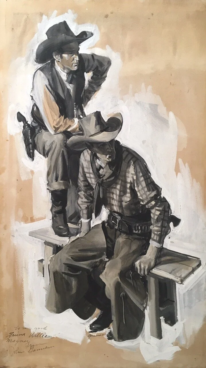 John Gannam: Two tough cowboys 