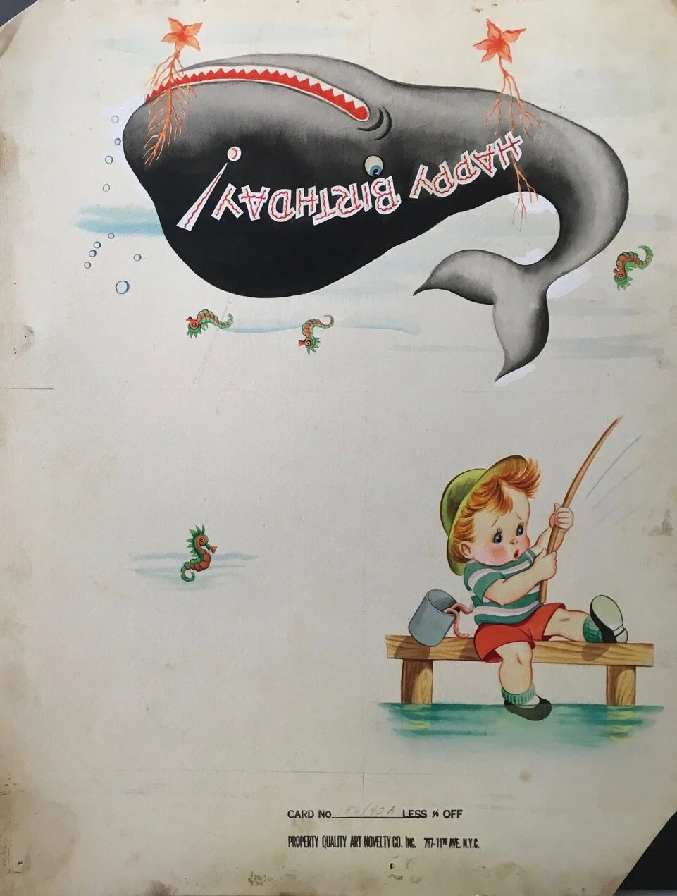 Quality Art Novelty Company artist: Greeting card design