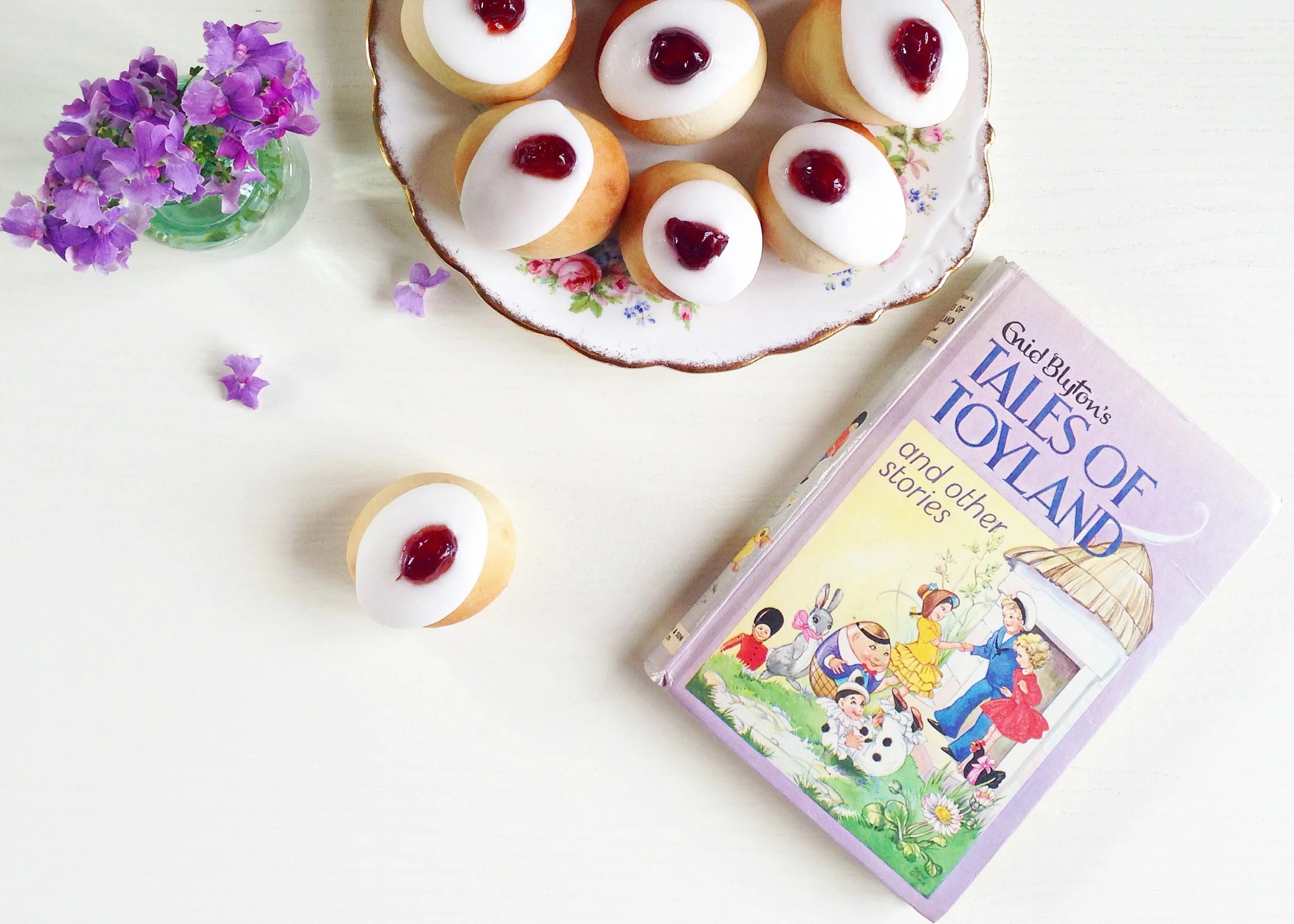 Cherry Topped Iced Buns from Tales of Toyland