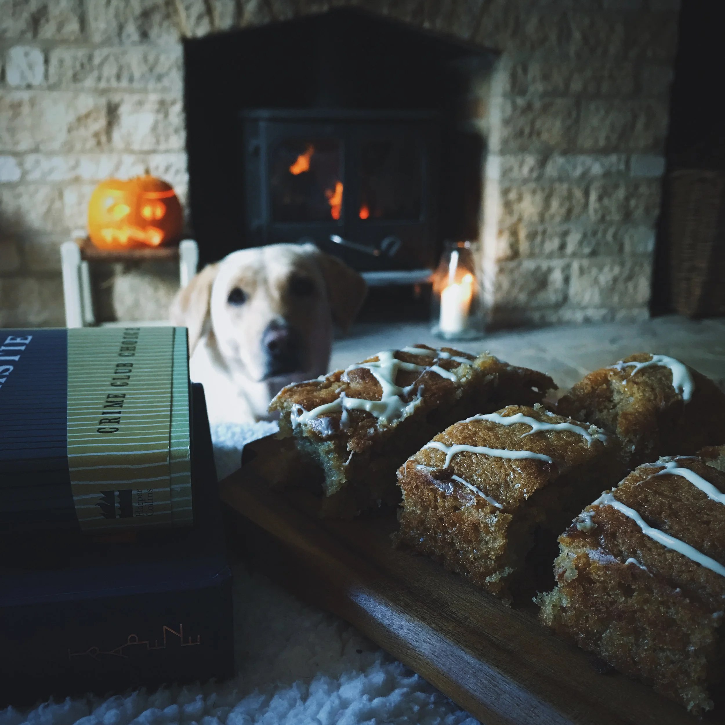 Hibernating with Pear & Ginger Traybake