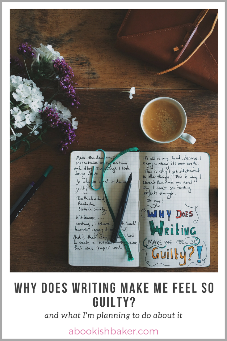why does writing make me feel so guilty? Novel, fiction, non-fiction, blogging, content creation,