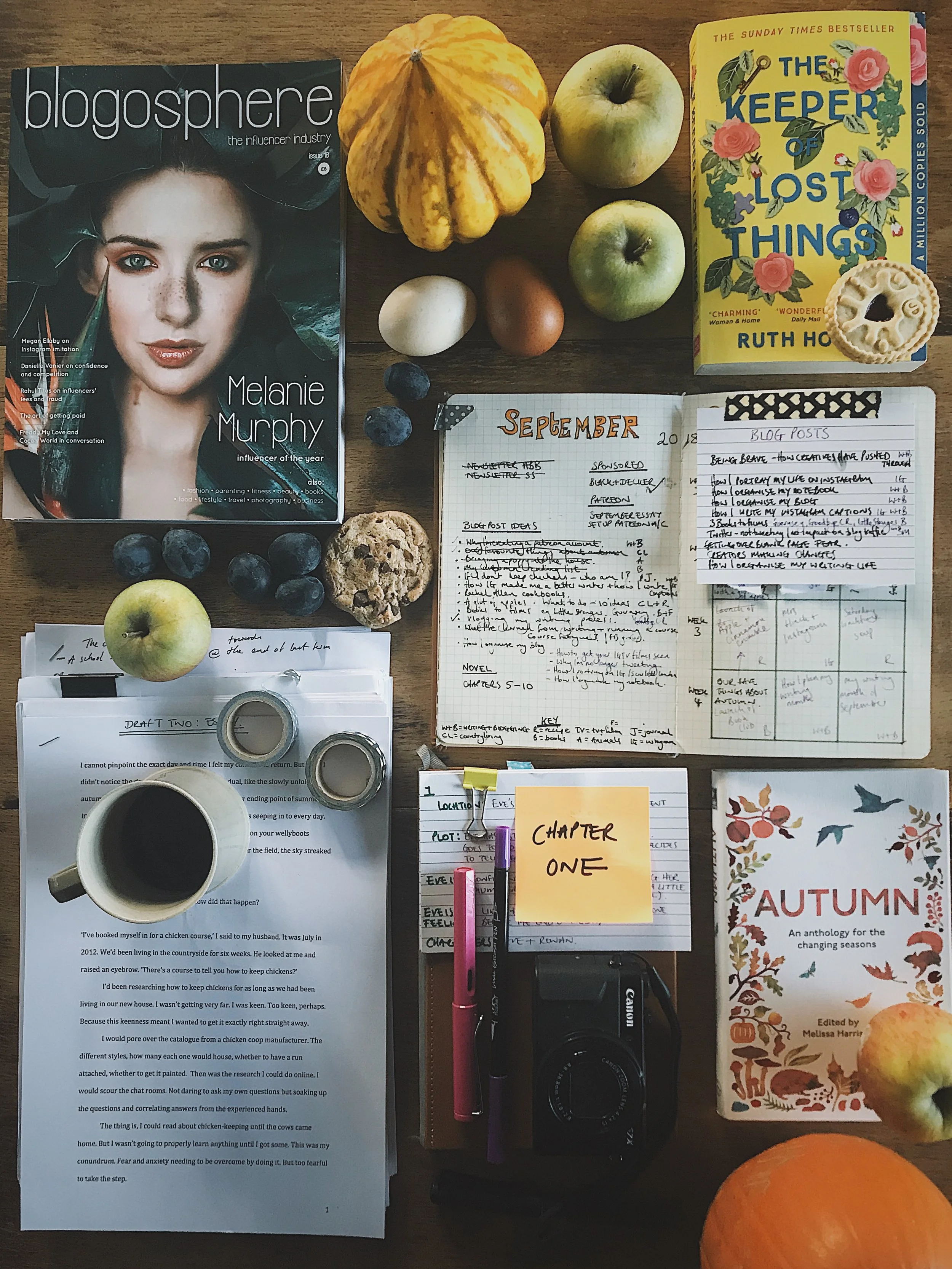 My writing month September 2018