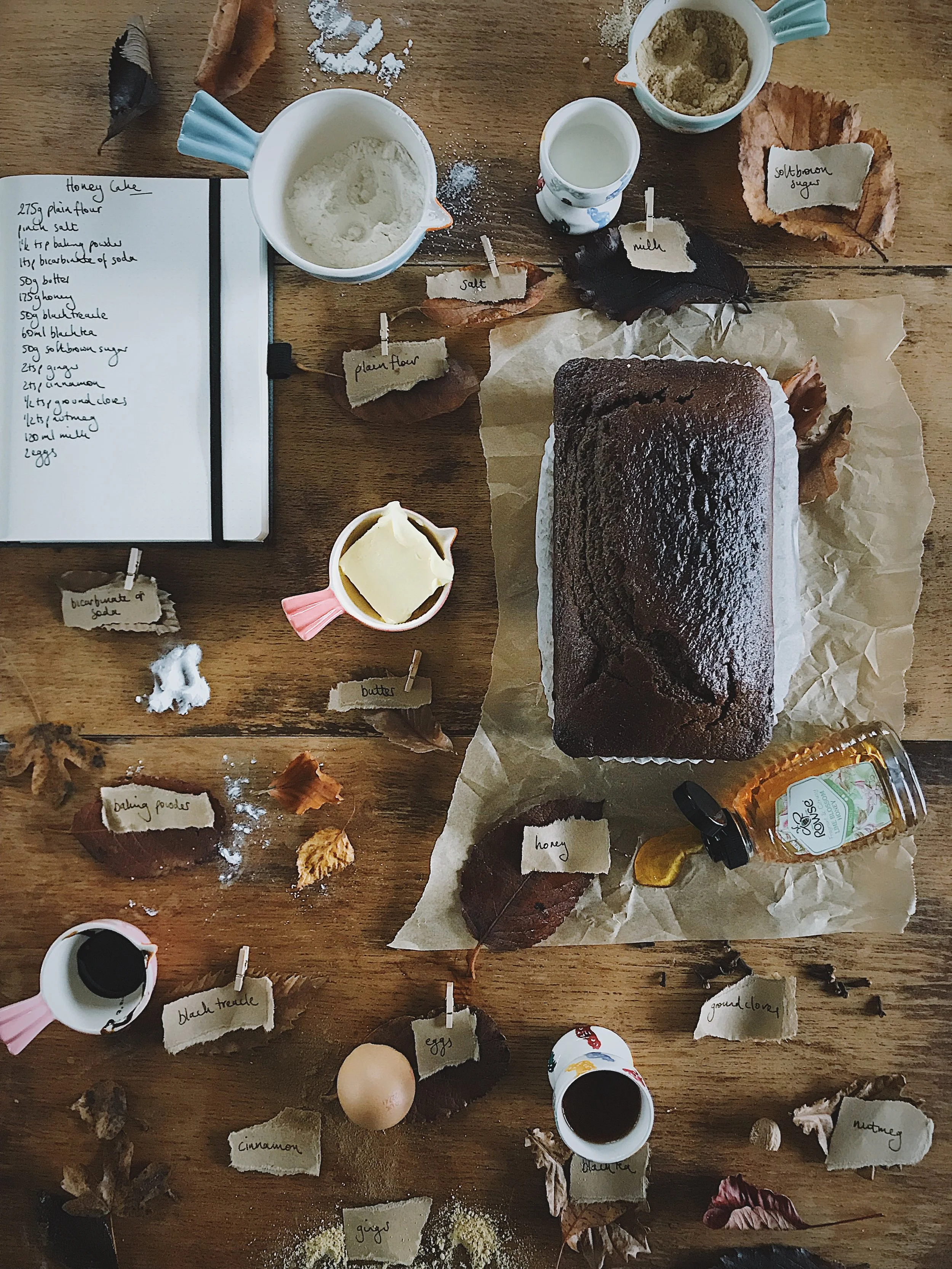 Gently Spiced Honey Loaf Cake