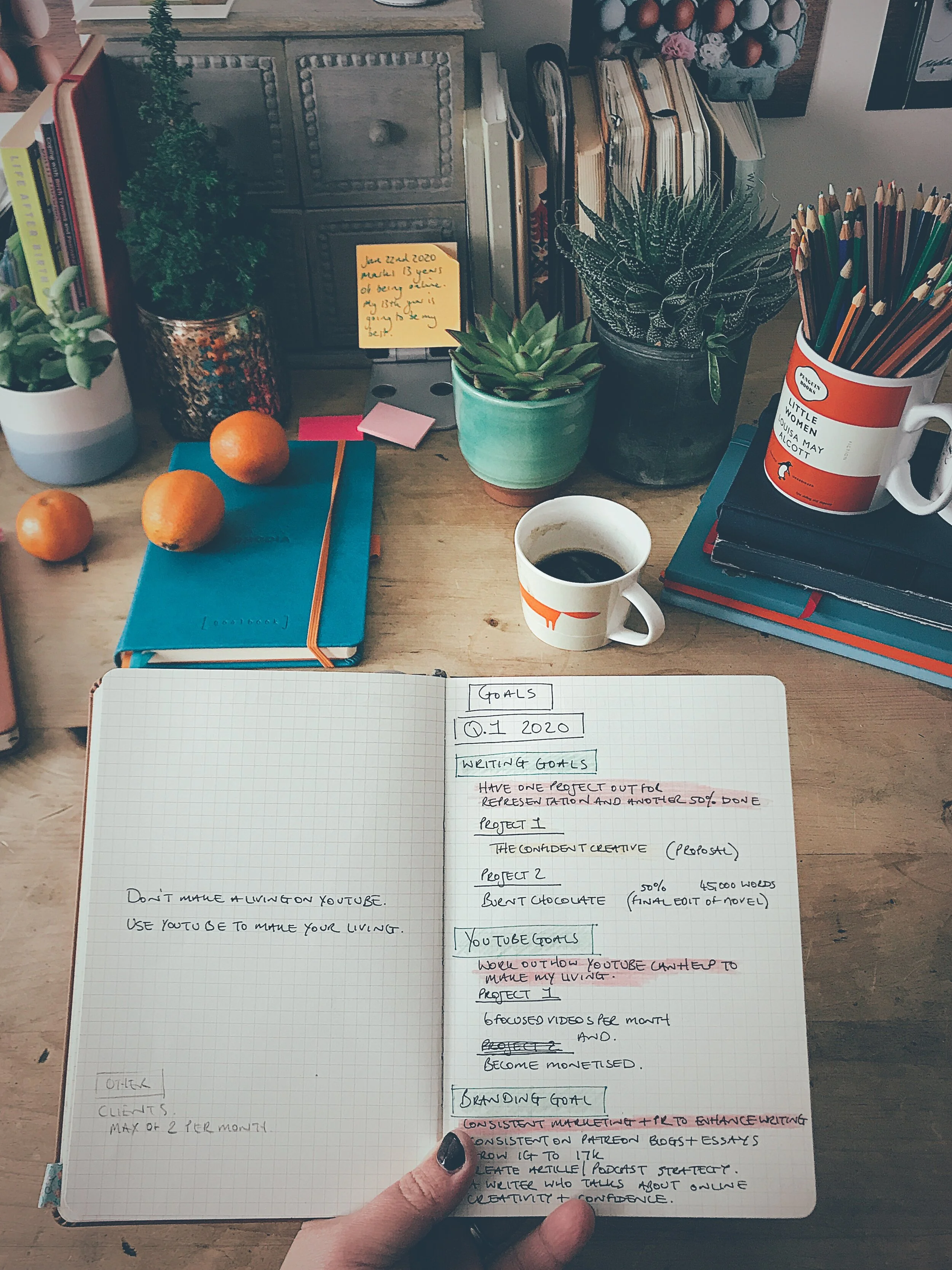 My WRITING Goals, Projects &amp; Tasks to get MORE DONE in 2020