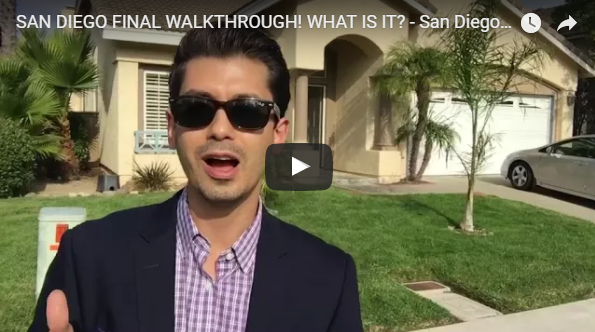 San Diego Final Walk-Through!  What is it?