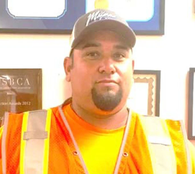 ROBERT VALADEZ PROJECT FOREMAN Robert has been with Kenney Construction, Inc. for the last 17 years. With over 20 years in the construction industry, he prides himself on his flatwork and foundation skills.