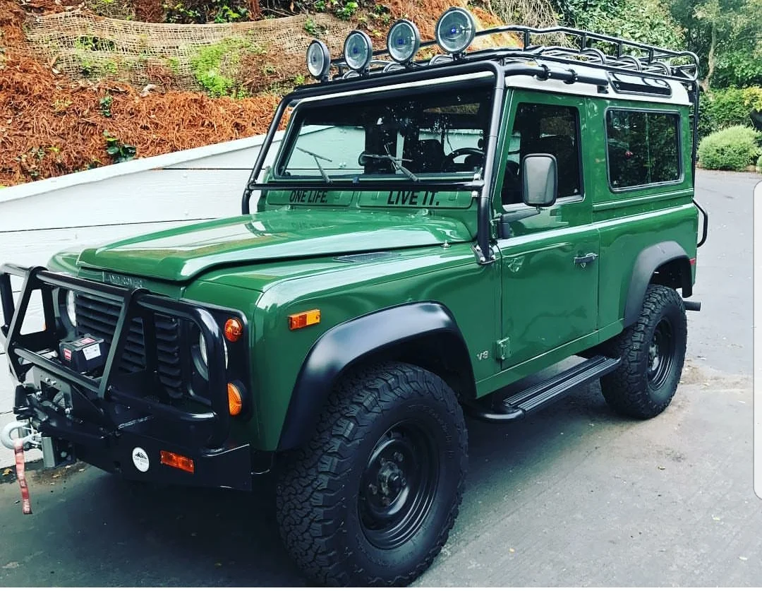 Land Rover Defender 90 NAS Standard Voyager Roof Rack — Voyager Racks