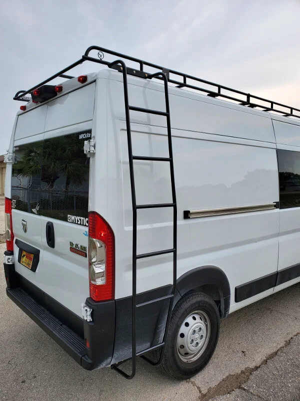 Dodge ProMaster 136 and Dodge ProMaster 159 Roof Racks and Ladders