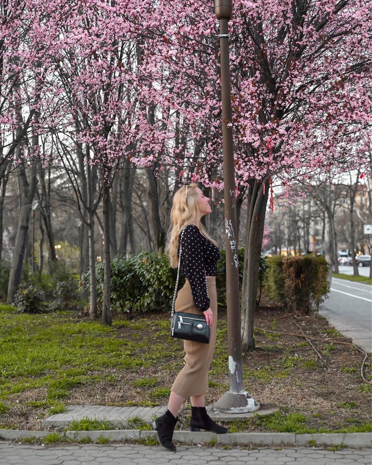 Пролетно ми е 🌸 малко неща в пейзажа на града ме карат да се вълнувам така както цъфналите дървета 🤍 и да, всеки сезон си има красотата и настроението, ноооо пролетта определено е най-красива! 

📷: @mandygrace5