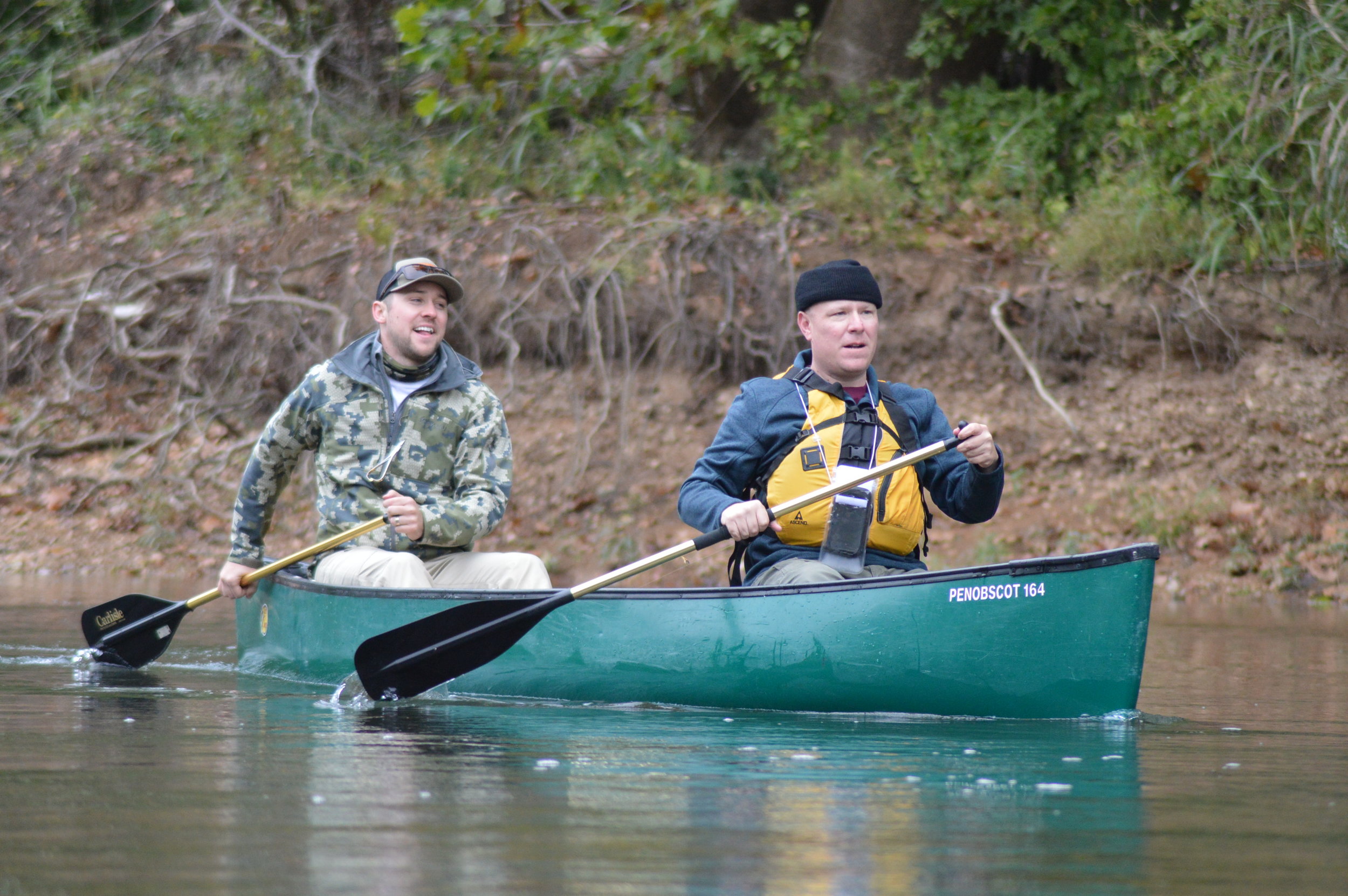  JRBP Project Manager Brent Stock and Membership &amp; Communications Manager Todd Wilkinson. 