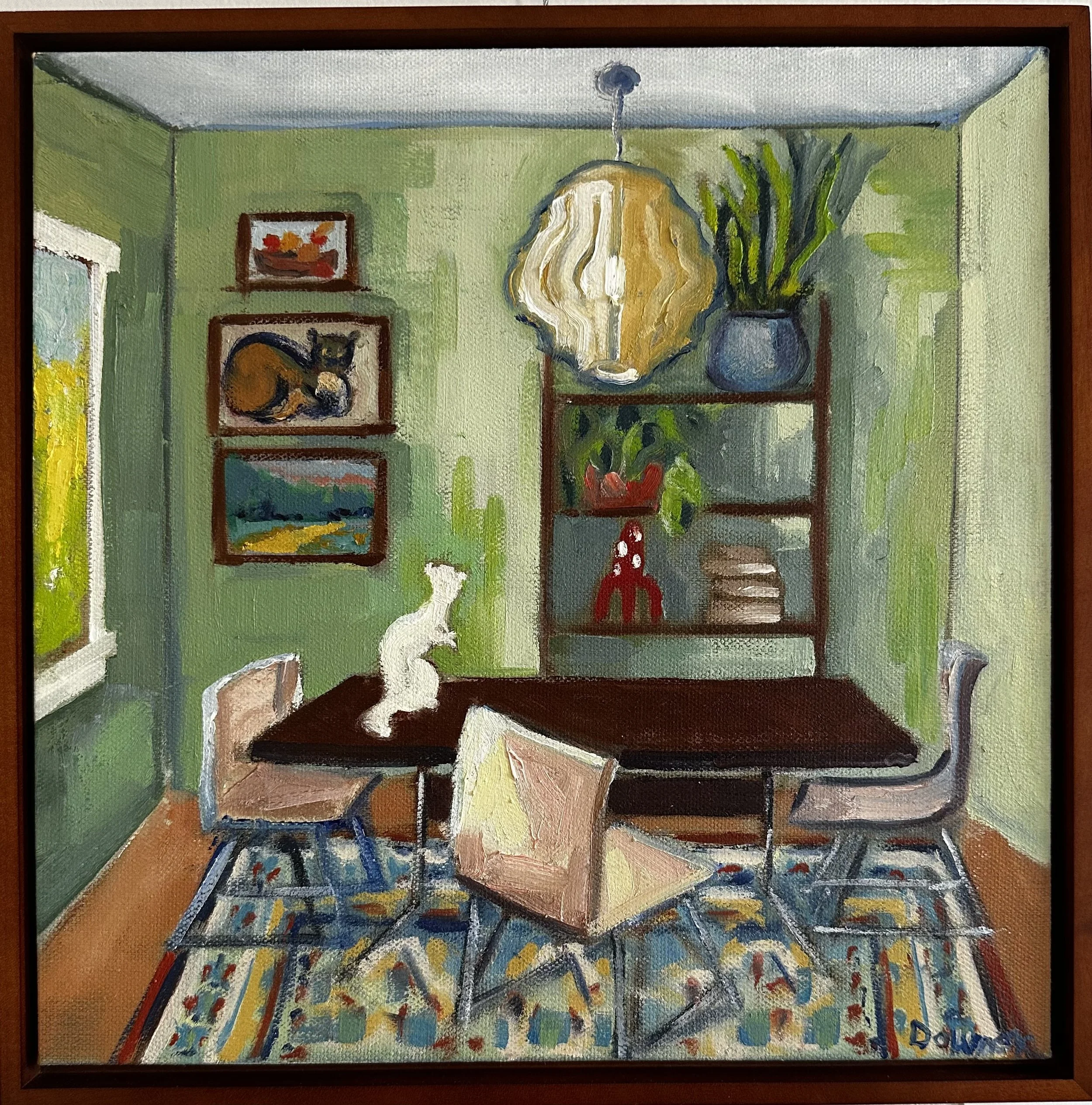 Interior with Ermine - Sharon Downey