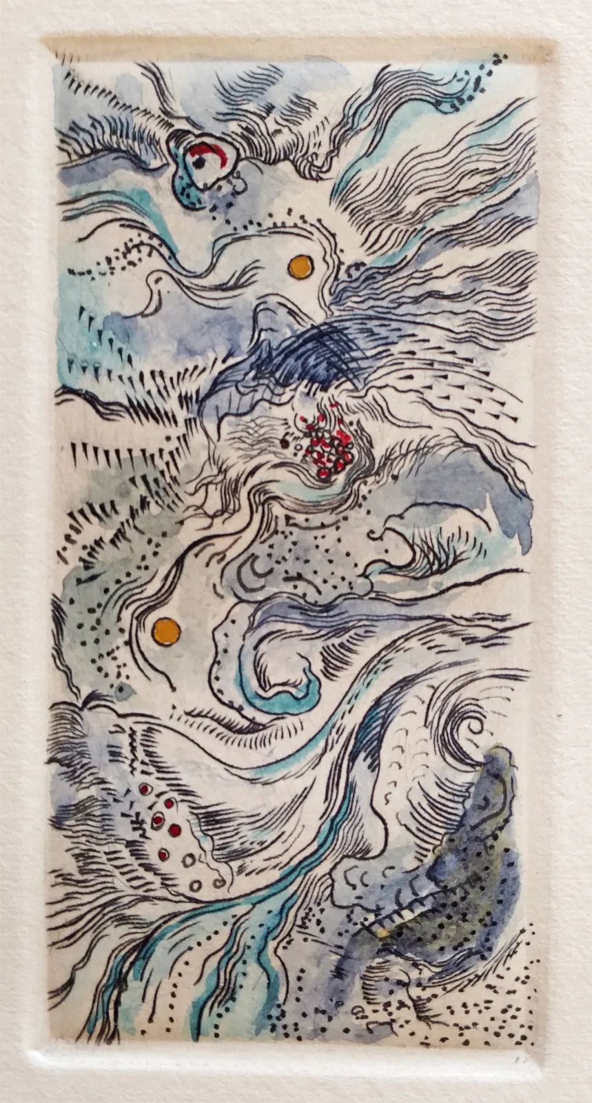 October 18, 2017 daily monoprint