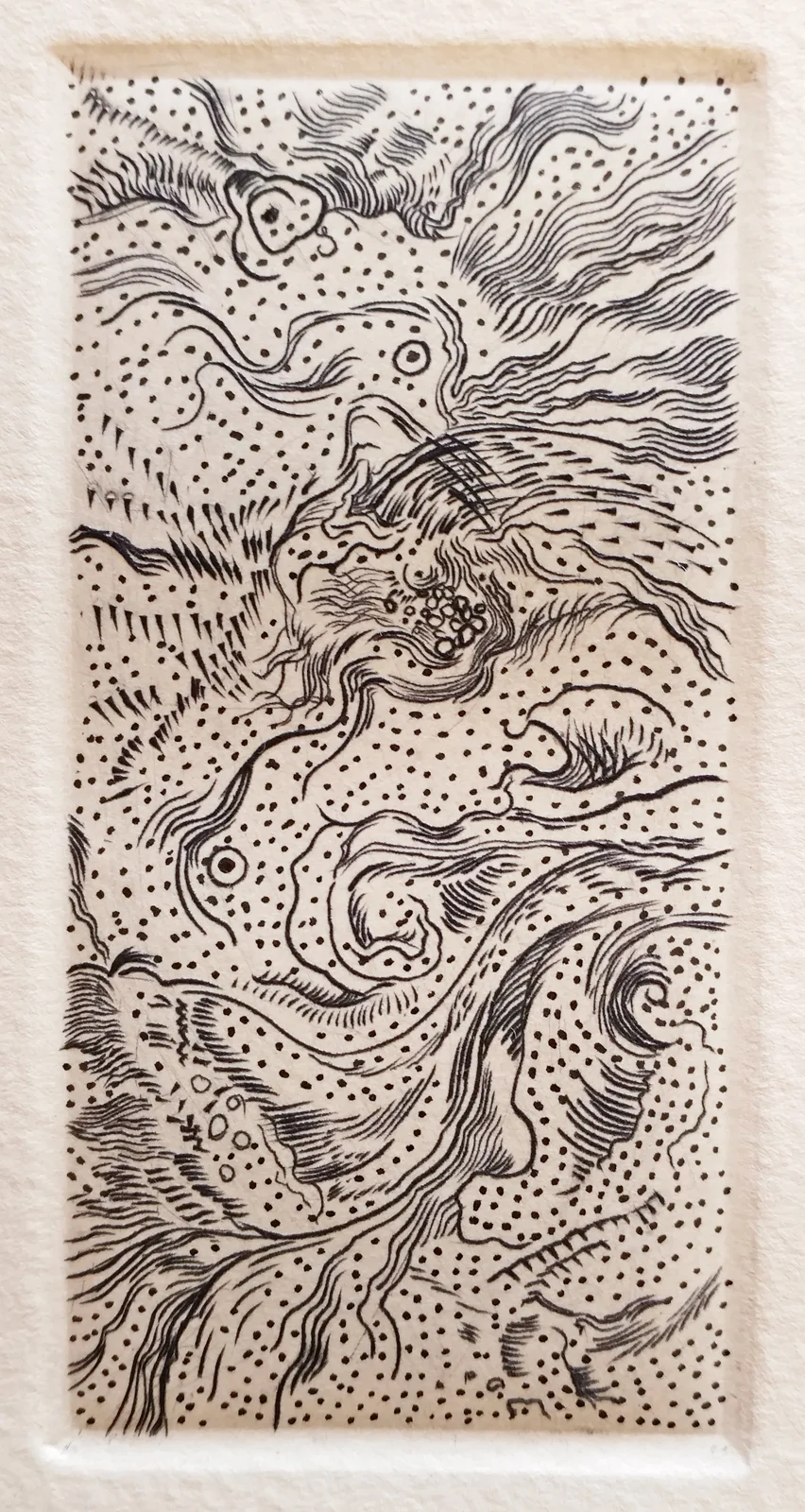 October 20, 2017 daily monoprint