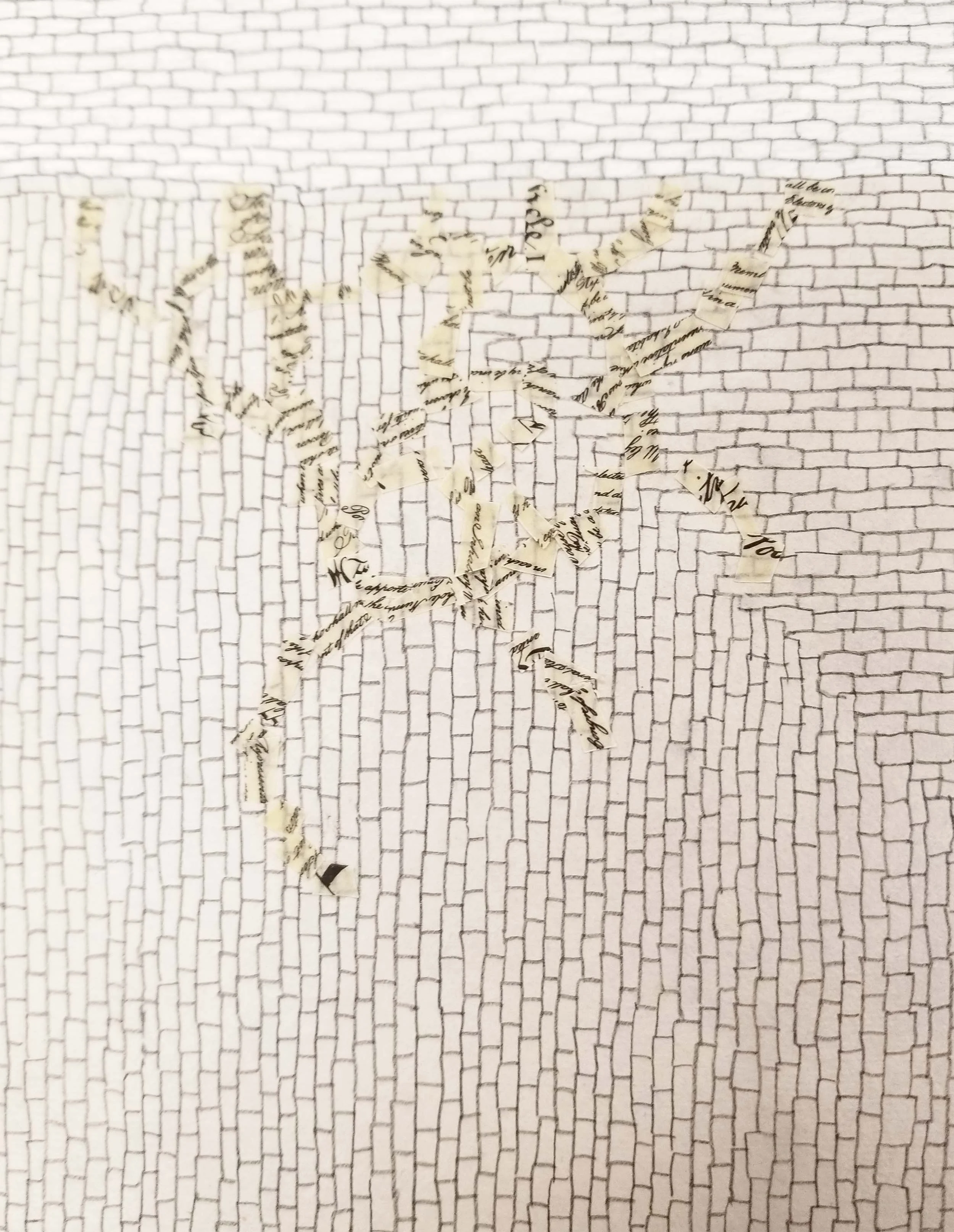 Work in Progress (Wall Series no. 1 detail)
