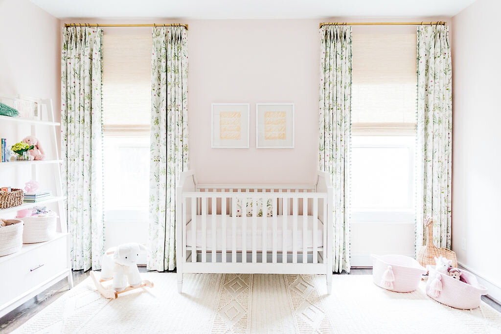 Bright Pink Nursery Design | Best Baby Nursery & Bedroom Design Ideas | Katie Davis Design