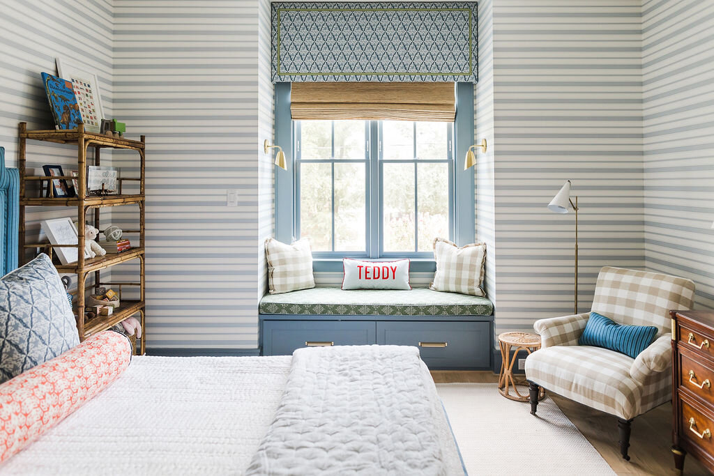 Bright Window in Master Bedroom | Houston Interior Design Firm